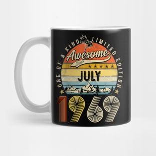 Awesome Since July 1969 Vintage 54th Birthday Mug